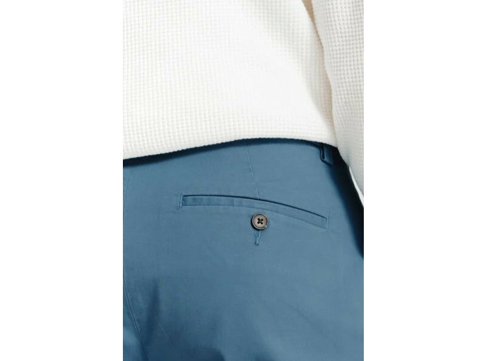 Pantalon chino straight - Bleu grisé