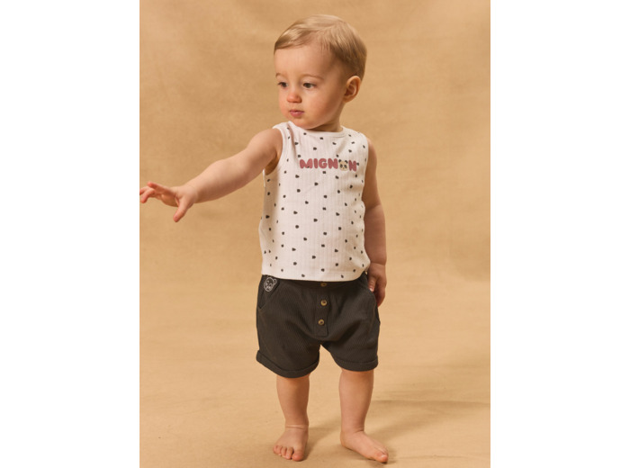 Ensemble débardeur short panda