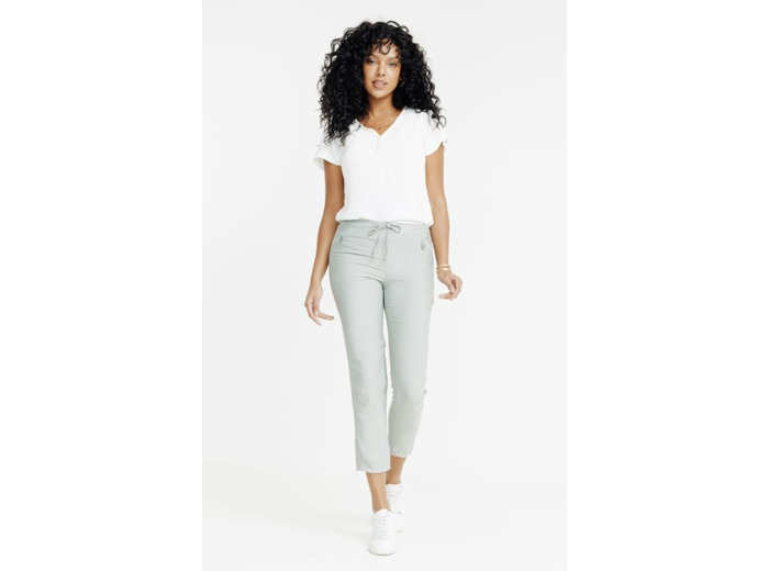 Pantalon fluide élastique au dos