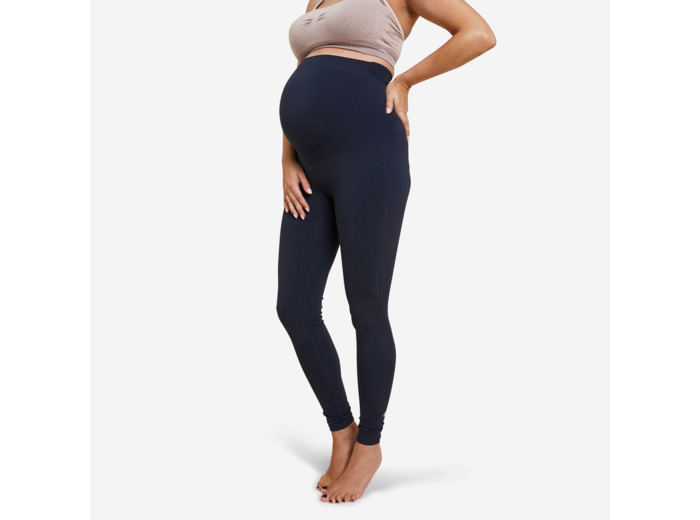 LEGGING YOGA PRENATAL BLEU MARINE