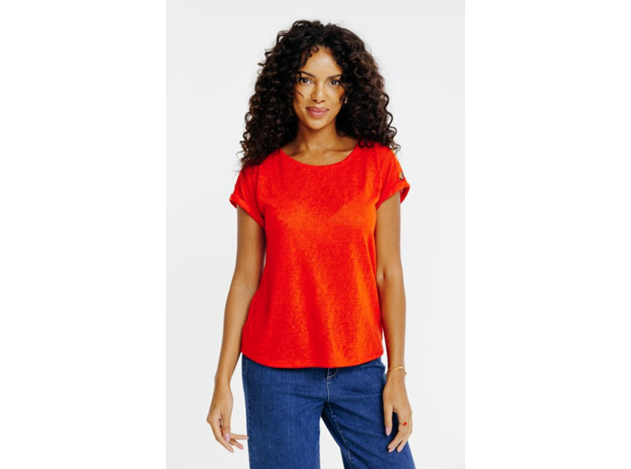 Tee-shirt uni manches courtes