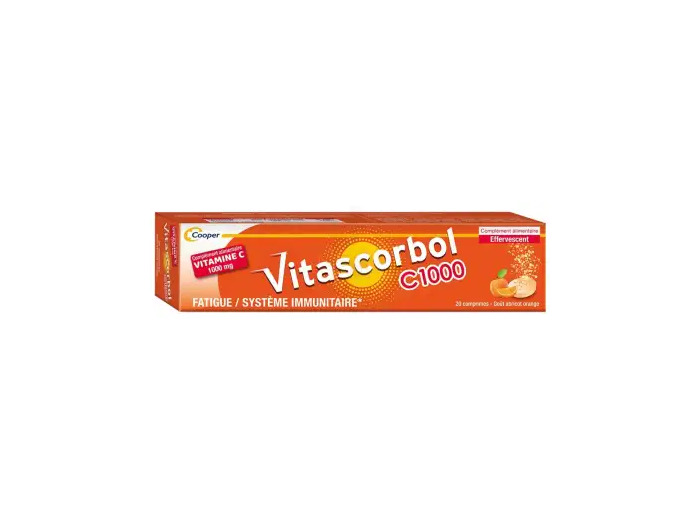 Vitascorbol C 1000 Comprimés Effervescents B/20