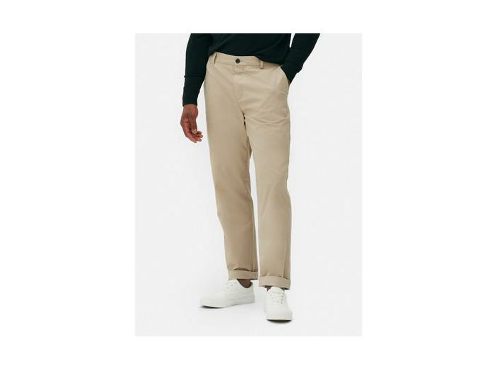 Pantalon chino stretch coupe droite