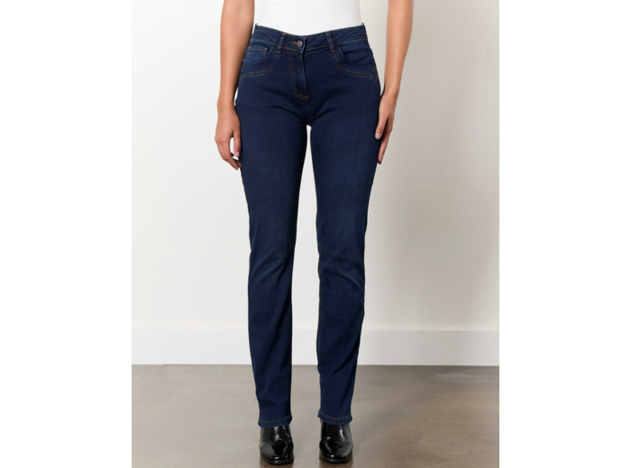 Jean long droit MARINE Femme