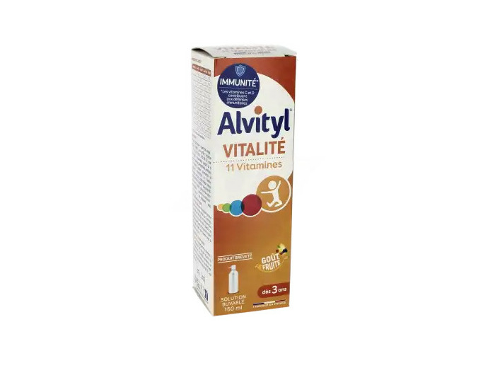 Alvityl Vitalité Solution Buvable Multivitaminée Flacon De 150 Ml