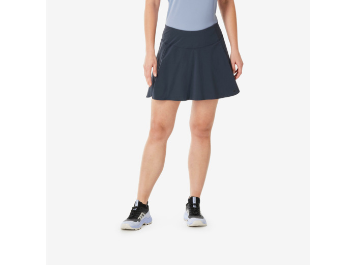 Jupe short de randonnée femme, MH500 bleu