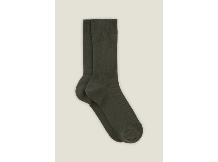 Chaussettes hautes - Vert kaki