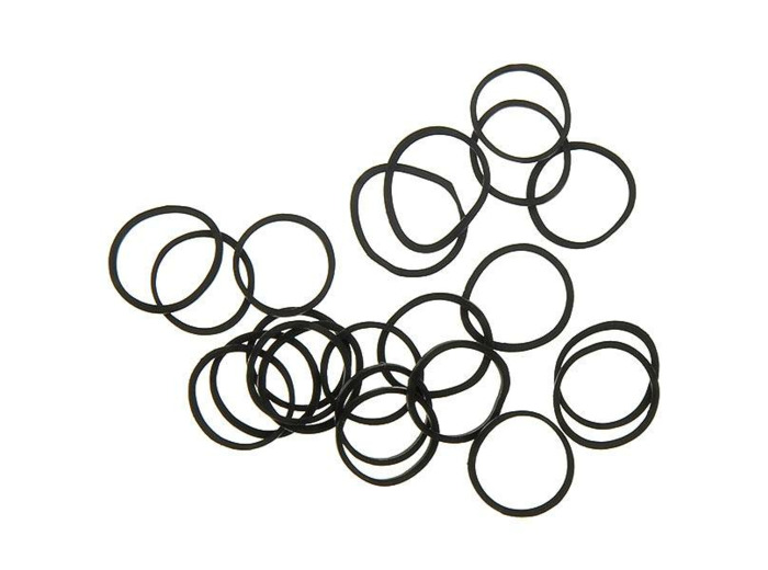 Elastiques 16mm x400 Noir