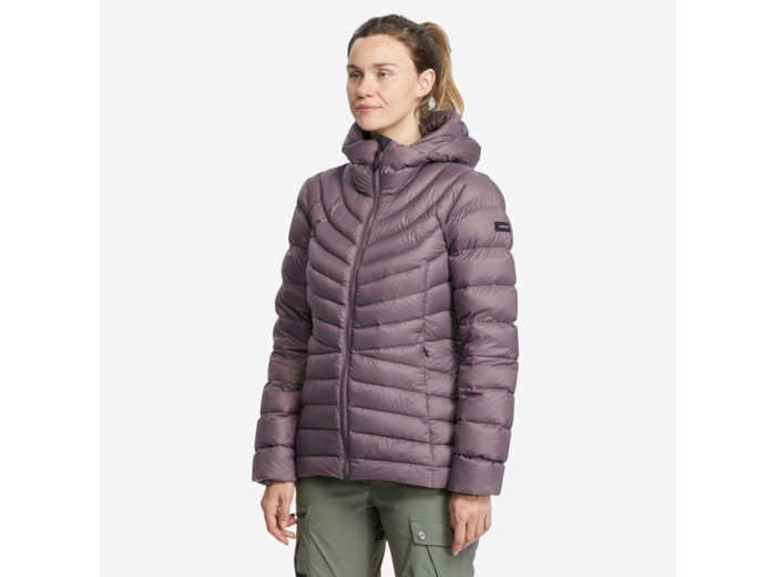 Doudoune à capuche en duvet de trek montagne - MT500 -10 °C - Femme