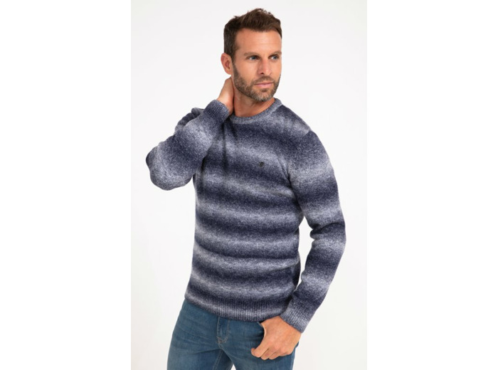 Pull Col Rond Dégradé