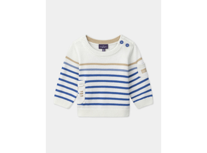Pull rayé