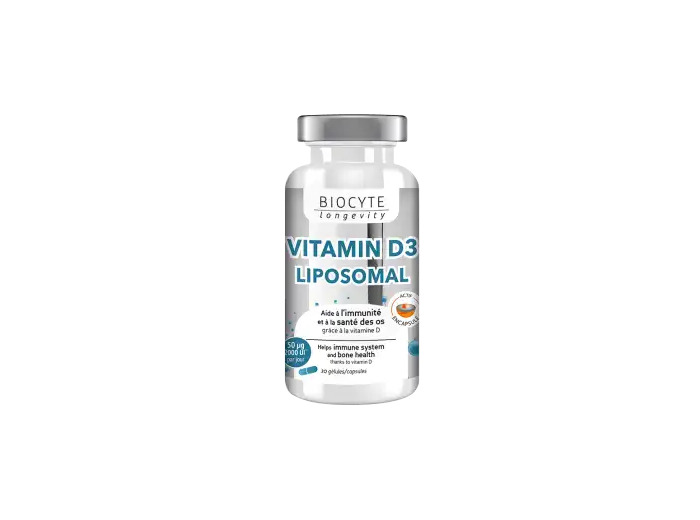 Biocyte Vitamine D3 Liposomal Gélules Boîte De 30