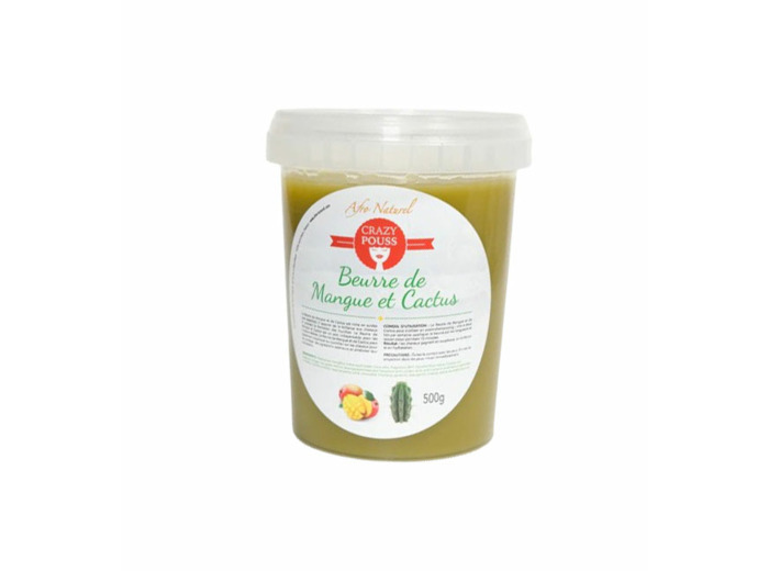 CRAZY POUSS BEURRE DE MANGUE ET CACTUS 500G