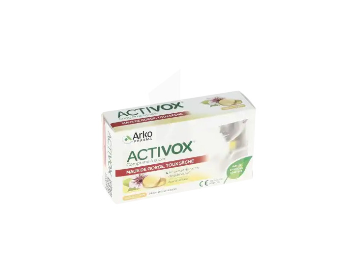 Arkopharma Activox Comprimés à Sucer Citron Boîte De 24