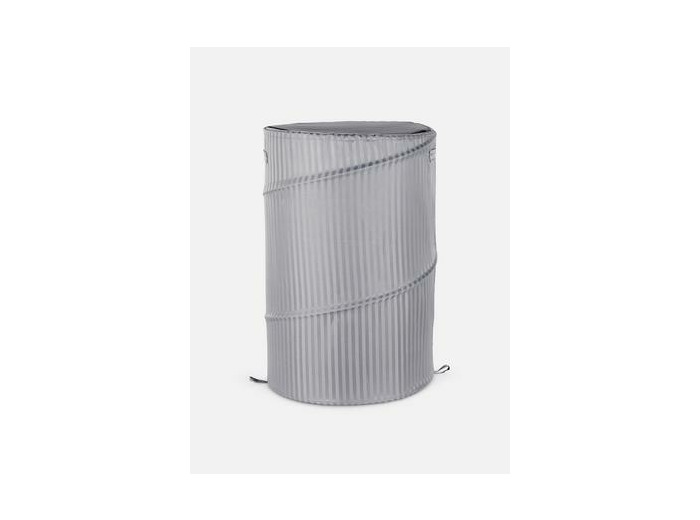 Corbeille à linge pliable à rayures
