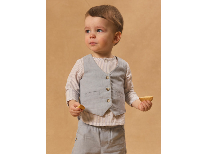 Veston sans manches réversible