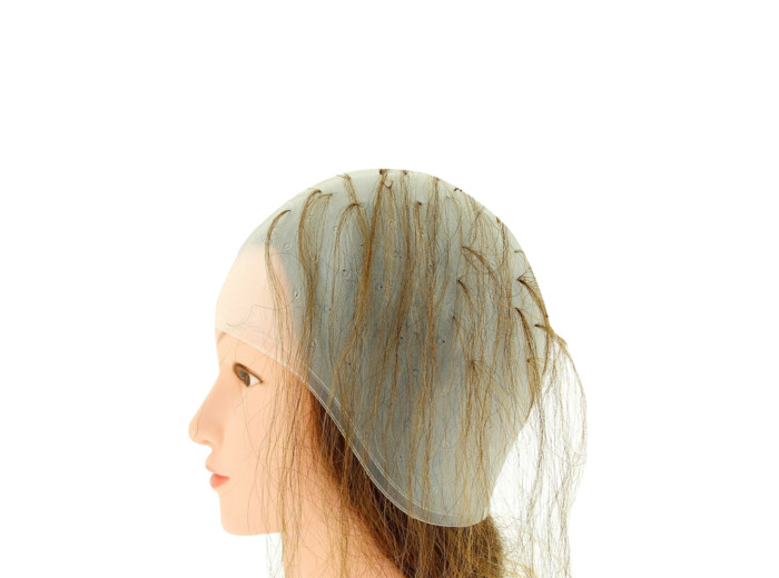 Bonnet à mèches en silicone...