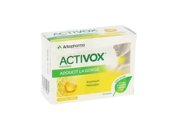 Arkopharma Activox Pastilles Sans Sucre Miel-citron Boîte De 24