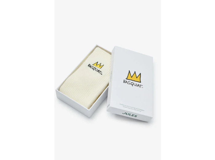 Coffret chaussettes licence Basquiat - Ecru