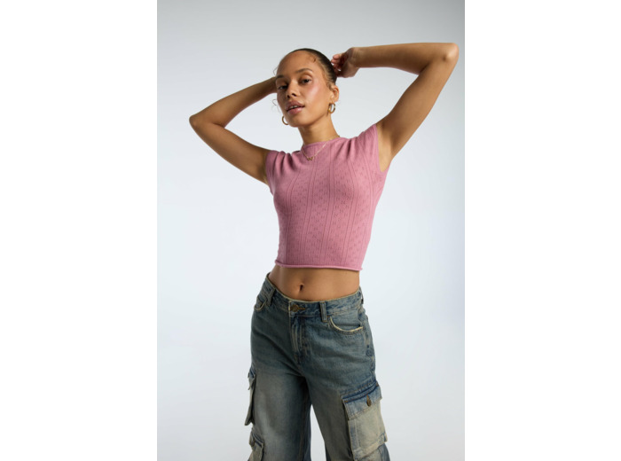 Pull à manches courtes