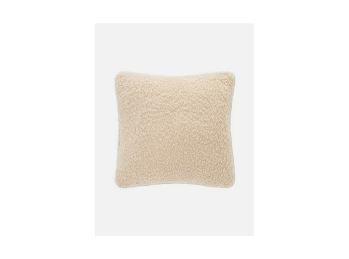 Coussin carré en tissu bouclé