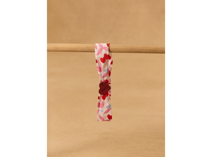 Bandeau imprimé et sequins