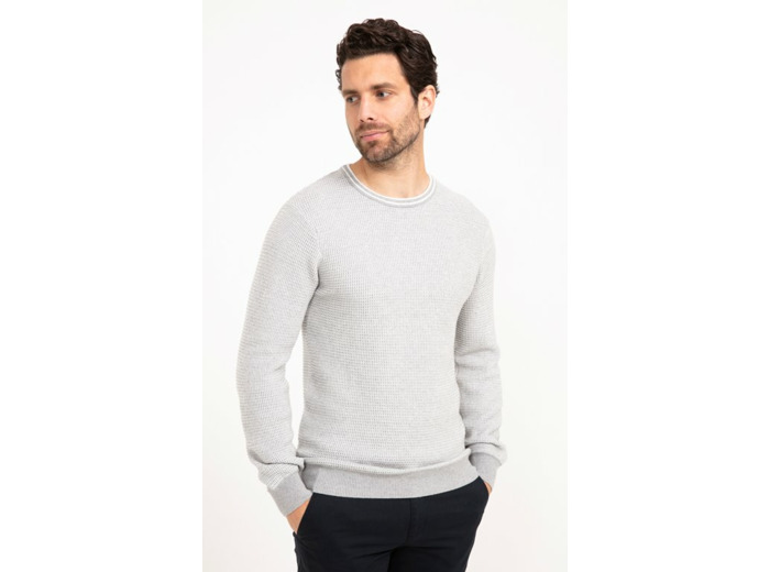 Pull Col Rond Gaufré