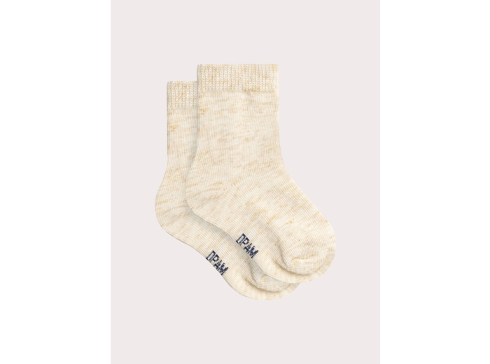 Chaussettes Beige Chiné