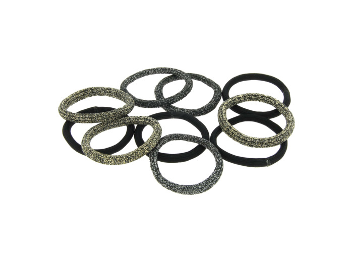 Elastique mousse noir et...