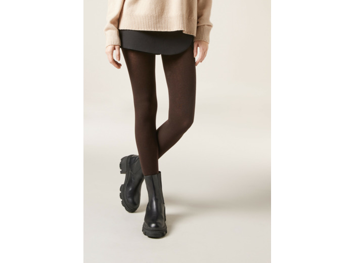 Collant Opaque Thermique avec Cachemire