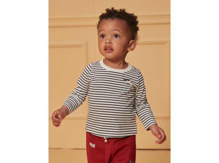 Tshirt à manches longues rayé