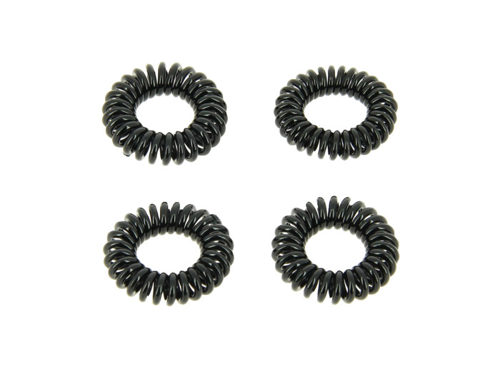 Elastique ressort noir x4
