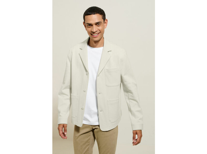 Veste mi-saison en maille boxy - Beige