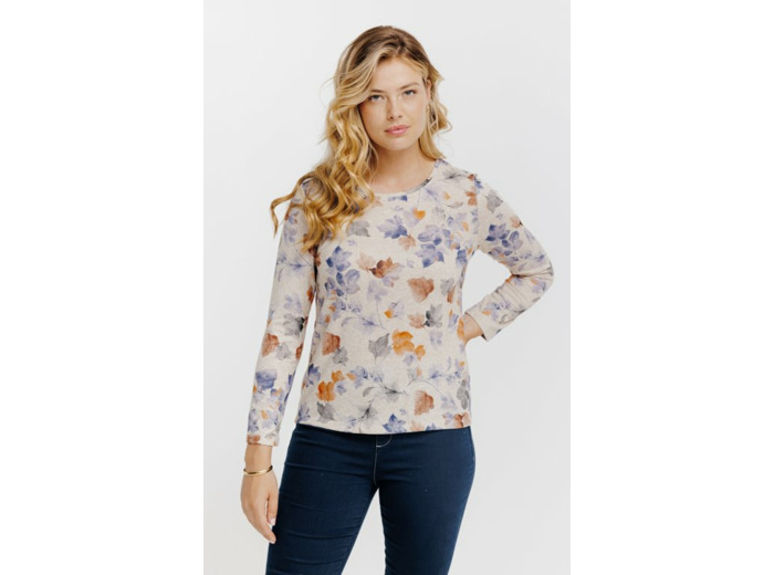 T-Shirt Imprime Manches Longues