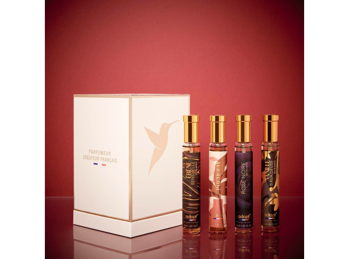 Coffret 4 eaux de parfum 30 ml au choix