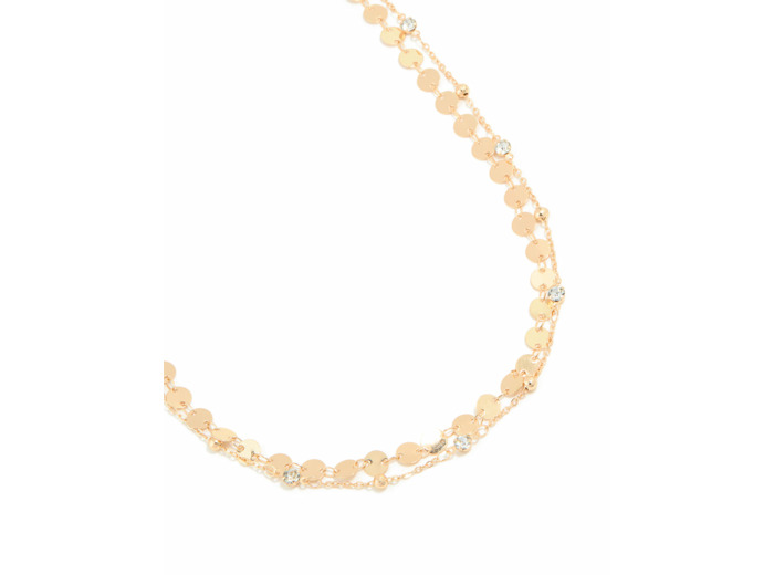 Gold Coin & Diamante Waist Chain