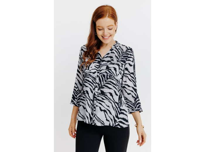 Chemise Imprime Animal Detail Snaps