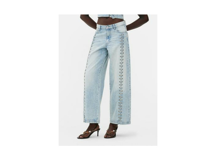 Jean à lacets sur le devant Rita Ora