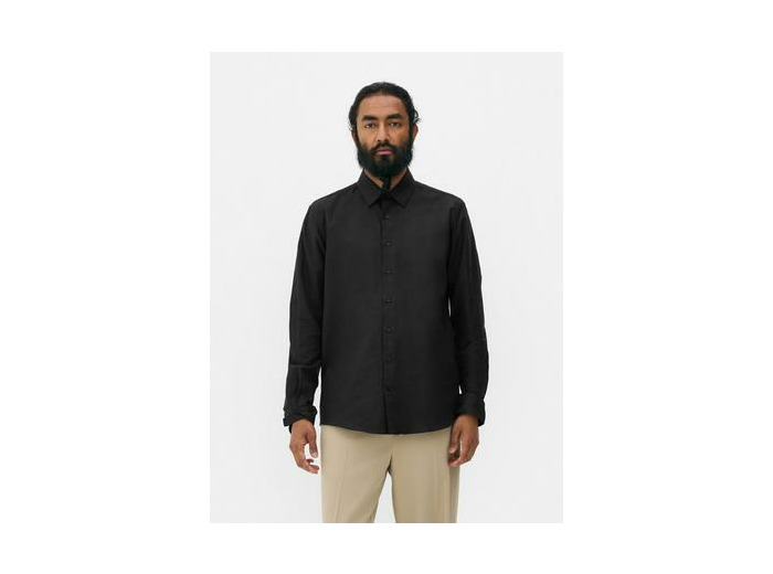 Chemise coupe regular texturée
