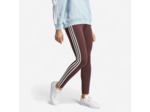 Legging imprimé 3 bandes Adidas femme - marron