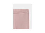 Lot de 2 leggings doublés, imprimé léopard ou rose uni, pour filles