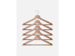 Lot de 5 cintres en bois