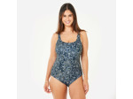 Maillot de bain 1 pièce natation Femme - Heva Joy moti bleu