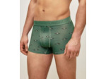Boxer vert en coton motifs canards