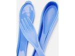 Lot de 2 couverts réutilisables en plastique