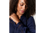 Blouse manches longues unie MARINE Femme