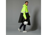 PONCHO PLUIE VISIBILITE JOUR NUIT 560 NOIR JAUNE FLUO