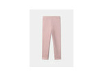 Lot de 2 leggings doublés, imprimé léopard ou rose uni, pour filles
