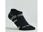 CHAUSSETTES DE SPORT BASSES ARTENGO RS 560 NOIR GRIS LOT DE 3