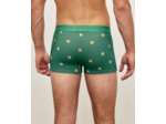 Boxer vert en coton motifs oursons